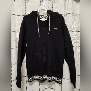 Vans black and checkered jacket